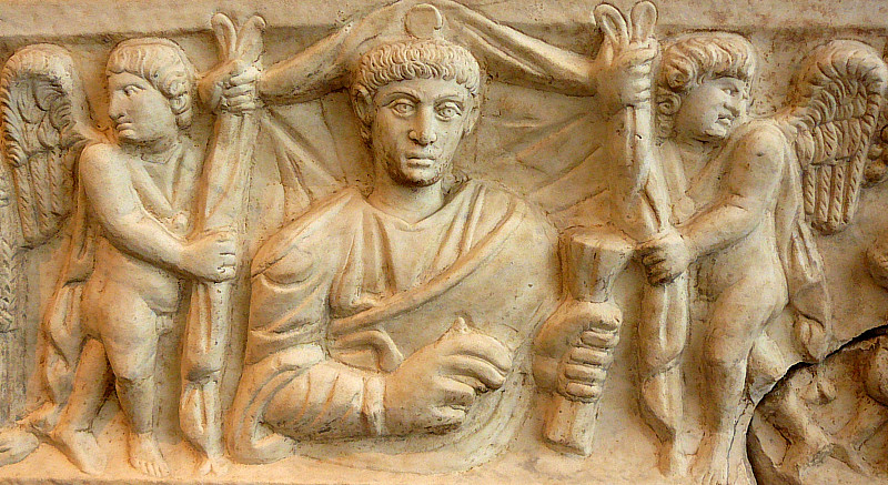 The Sarcophagus of Marcus Claudianus: Detail, the Decedent